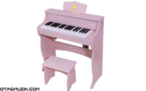 Đàn piano cho trẻ em chất liệu gỗ tự nhiên tặng kèm ghế ngồi